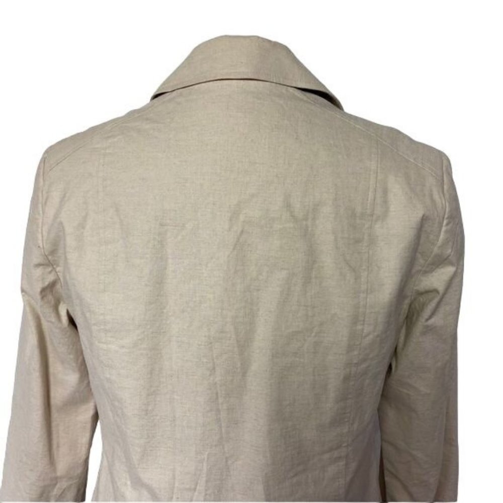 RQT Cream Jacket Blazer Brown Button Down Jacket Size 8 - Picture 6 of 10